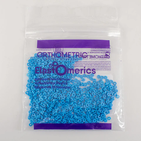 Elásticos Separadores Radiopacos Azul Orthometric