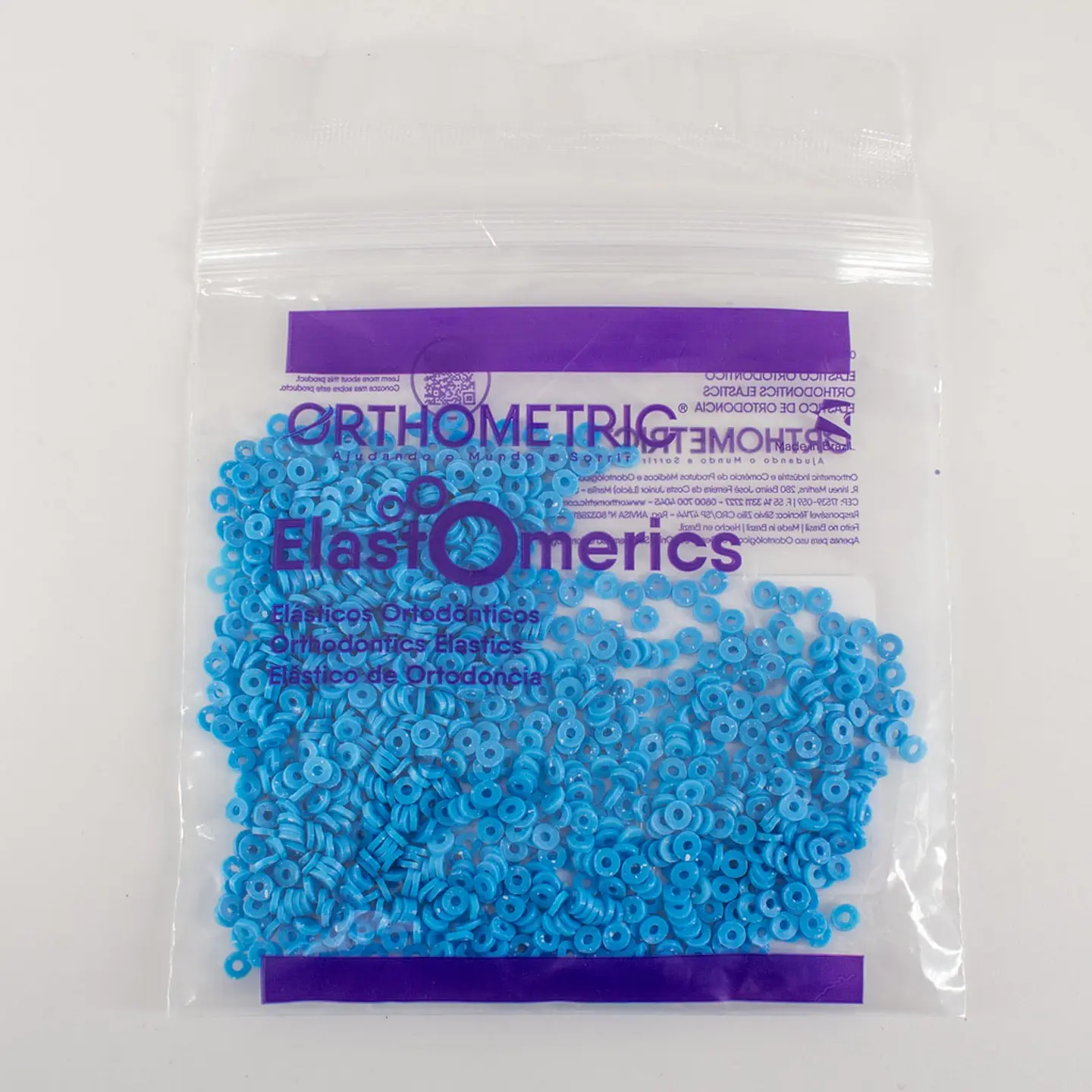 Elásticos Separadores Radiopacos Azul Orthometric 1