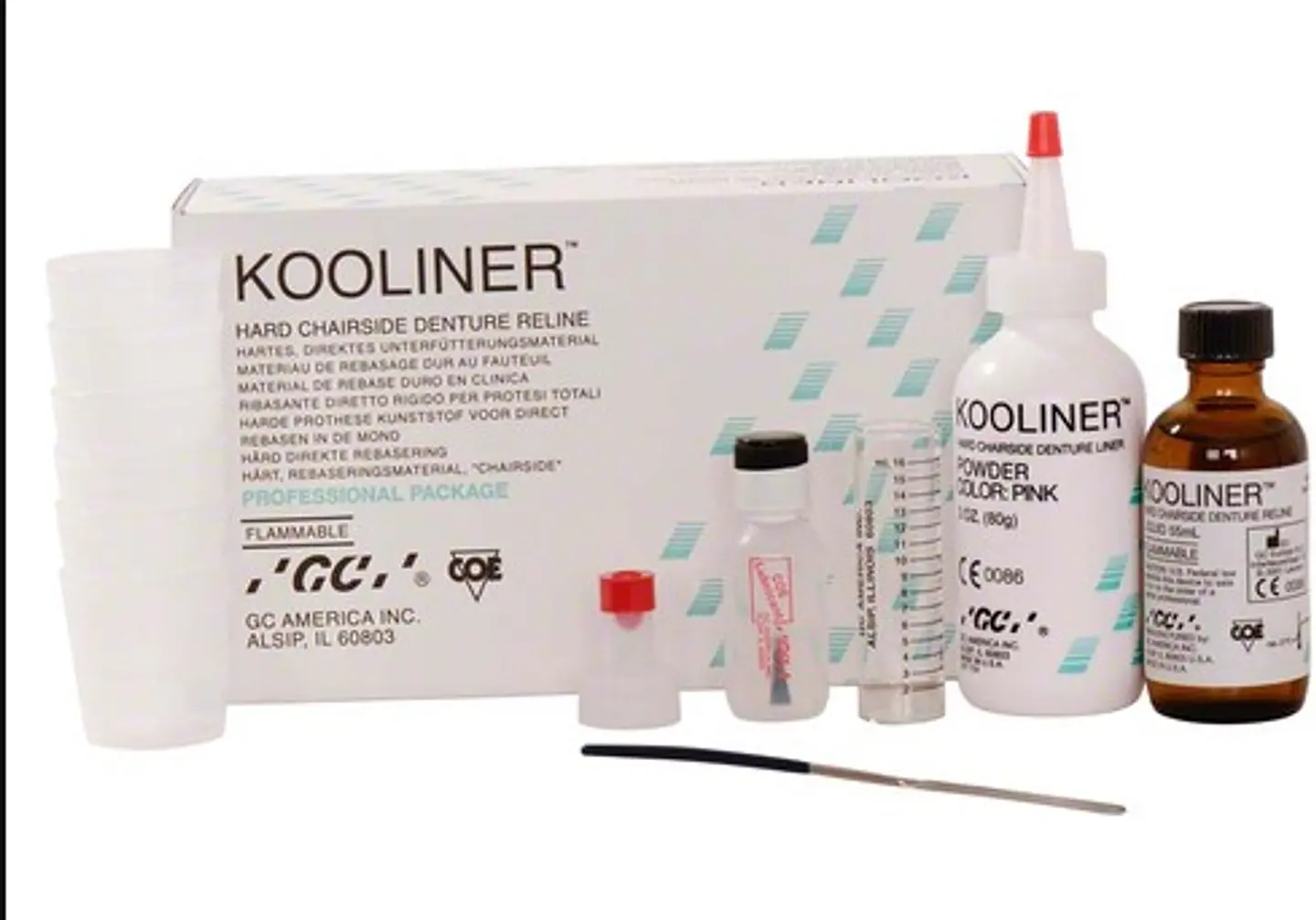 KOOLINER KIT DE MATERIAL REBASADO DURO G 1