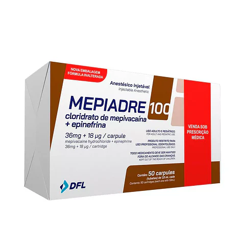 ANESTESIA 2% MEPIVACAINA MEPIADRE