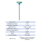 EVE PULIDOR CERAMICA DIAMANTADO FORMA RUEDA P/M 2