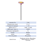 EVE PULIDOR CERAMICA DIAMANTADO FORMA RUEDA P/M 3