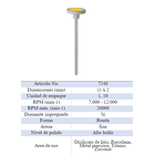 EVE PULIDOR CERAMICA DIAMANTADO FORMA RUEDA P/M 4