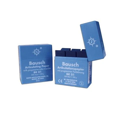 PAPEL ARTICULAR AZUL 200µ x 300unds BAUSCH 