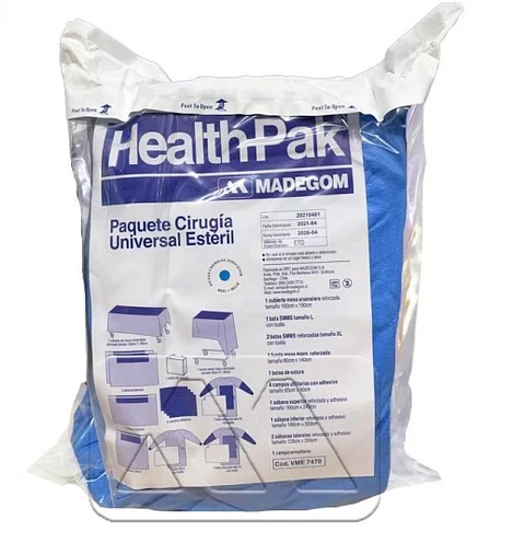 KIT QUIRURGICO ESTERIL HEALTH PAK MADEGOM