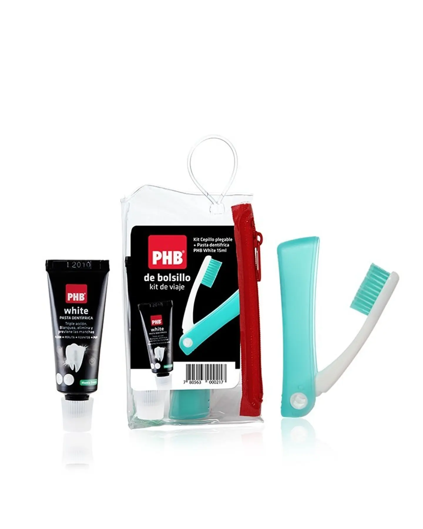 KIT DE VIAJE PHB CEPILLO + MINI PASTA 15ML 1