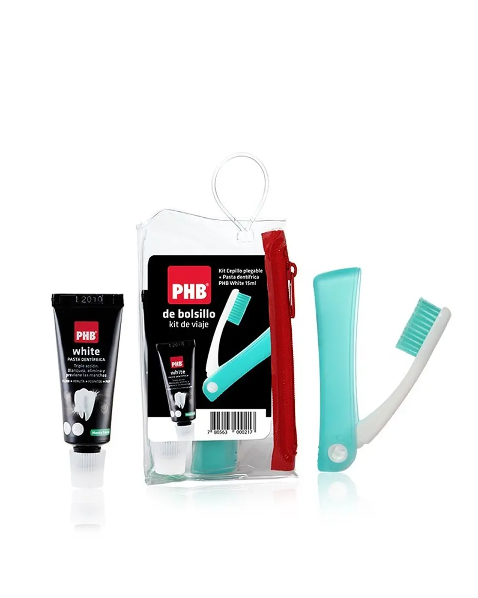 KIT DE VIAJE PHB CEPILLO + MINI PASTA 15ML 1