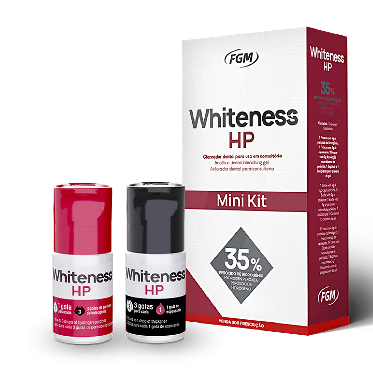 WHITENESS HP 35% 1 PACIENTE MINI KIT 1