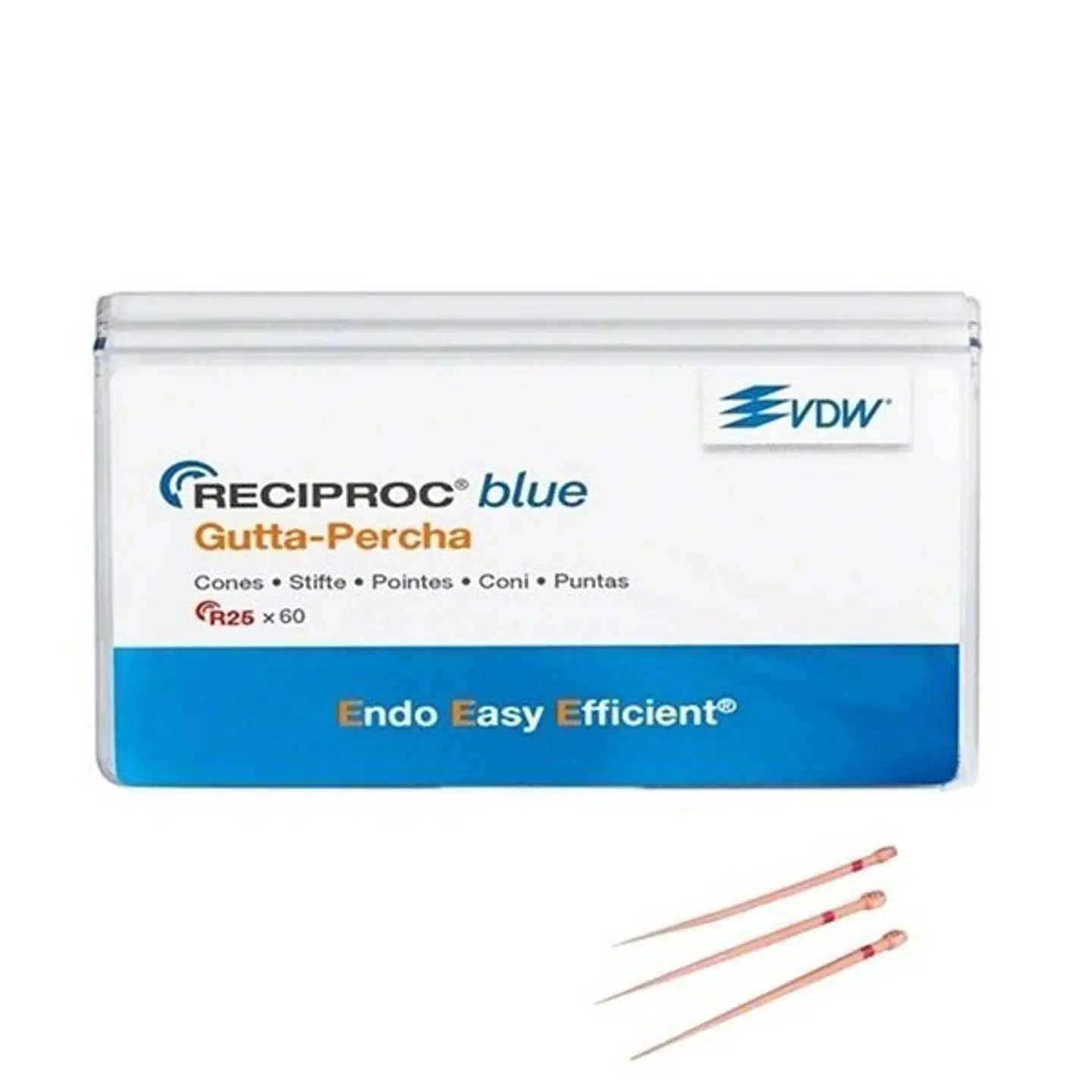  CONOS DE GUTAPERCHA RECIPROC BLUE VDW 1