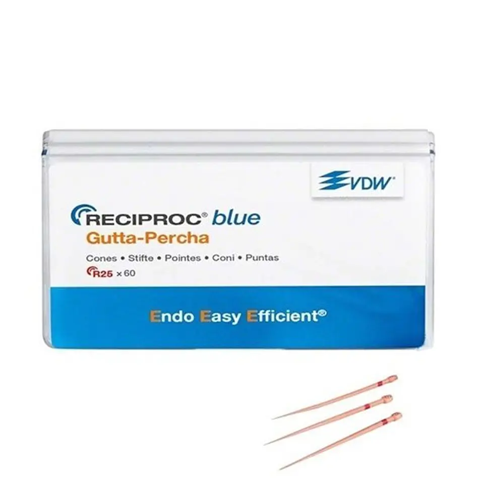  CONOS DE GUTAPERCHA RECIPROC BLUE VDW 1