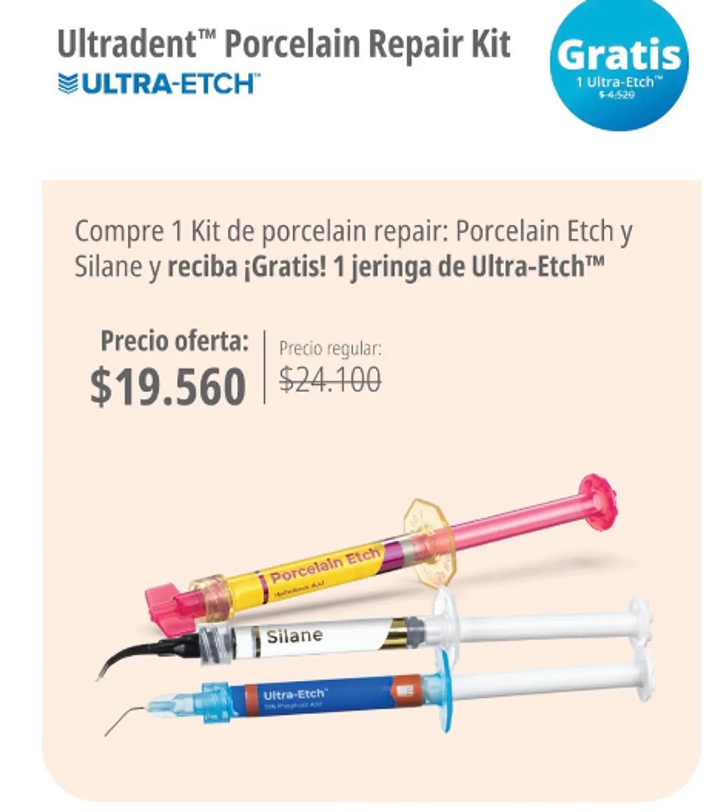 ACIDO FLUORHIDRICO+SILANO +ACIDO ULTRA ETCH ULTARDENT 1