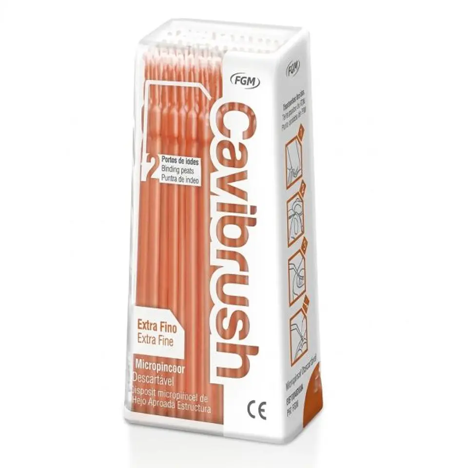 TIPS APLICADORES CAVIBRUSH EXTRA FINO - FGM 1