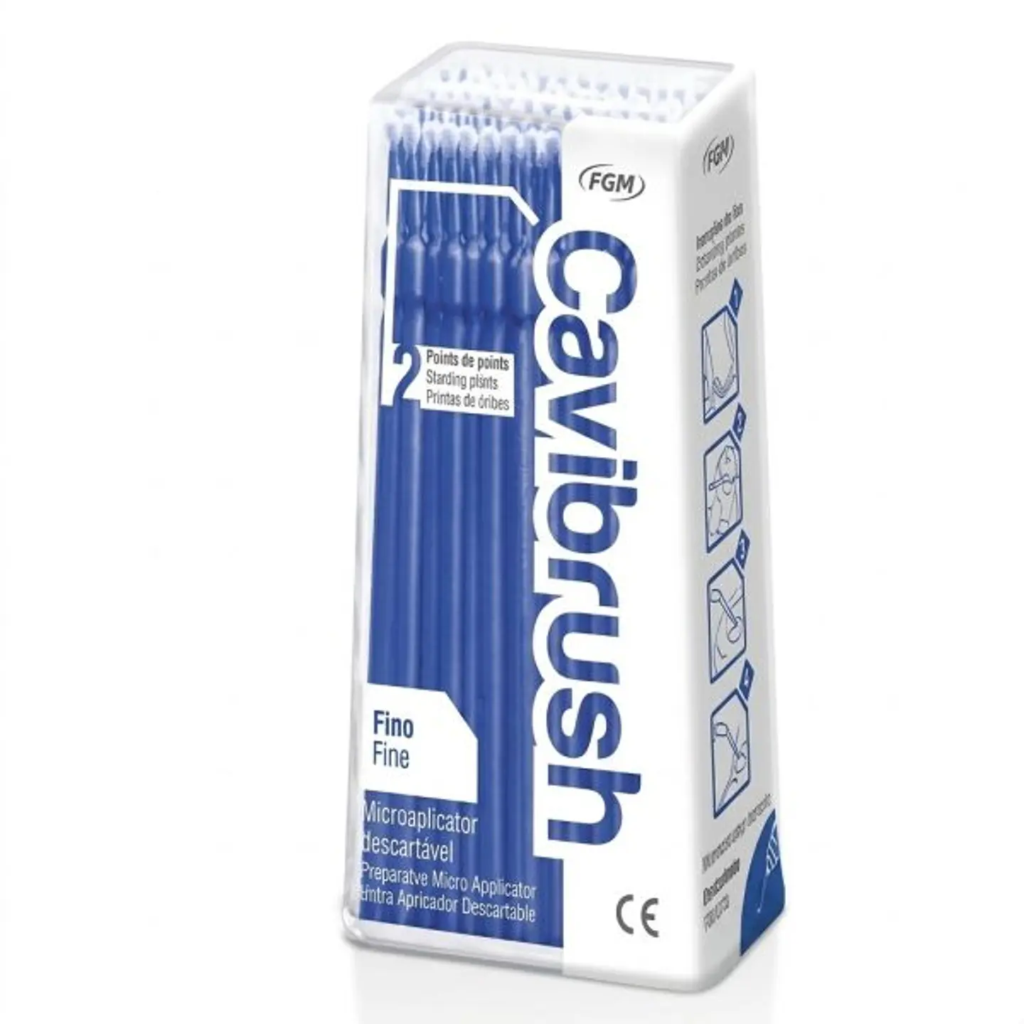 TIPS APLICADORES CAVIBRUSH FINO - FGM 1