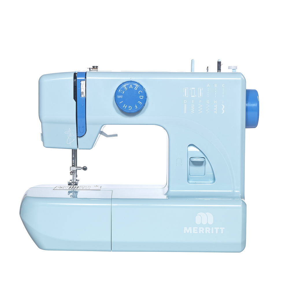 Máquina de coser Merritt Me 6 Celeste