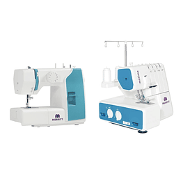 Combo Merritt Overlock ME Maxima + Maquina de coser Merritt ME 9100