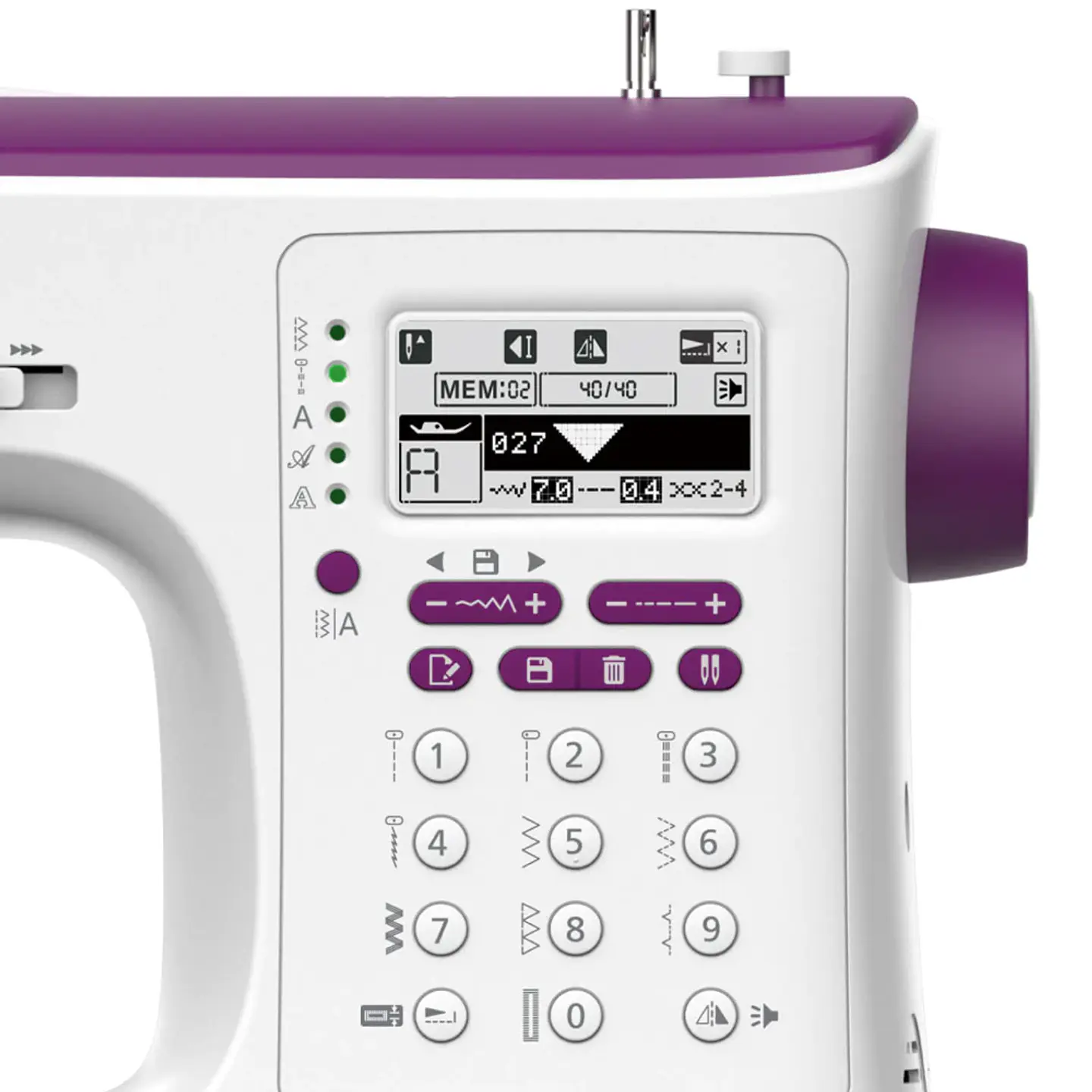 Máquina de coser computarizada Necchi NC204D 5