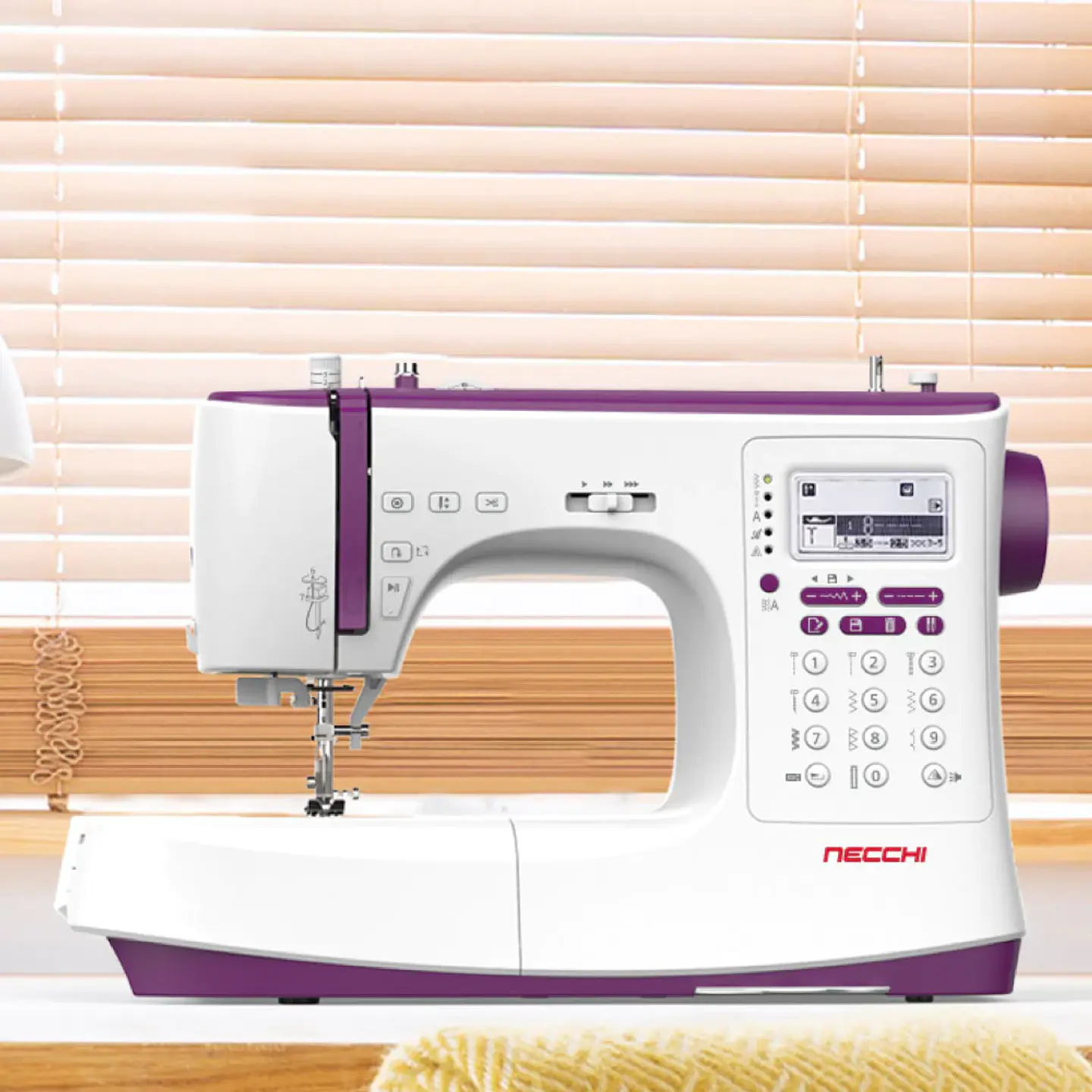 Máquina de coser computarizada Necchi NC204D 6
