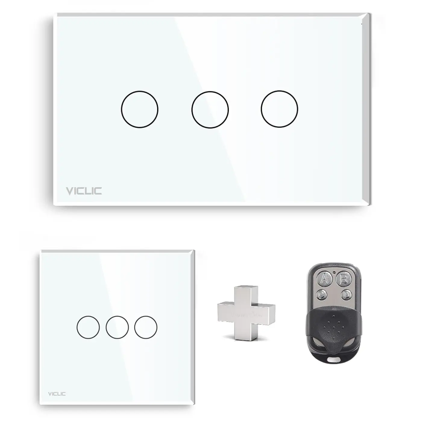 Interruptor simple 9/12 10a 220v + controles remotos 1