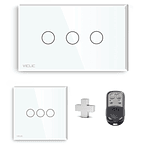 Interruptor simple 9/12 10a 220v + controles remotos