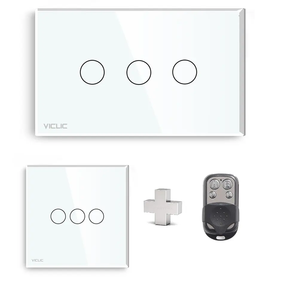 Interruptor simple 9/12 10a 220v + controles remotos 1