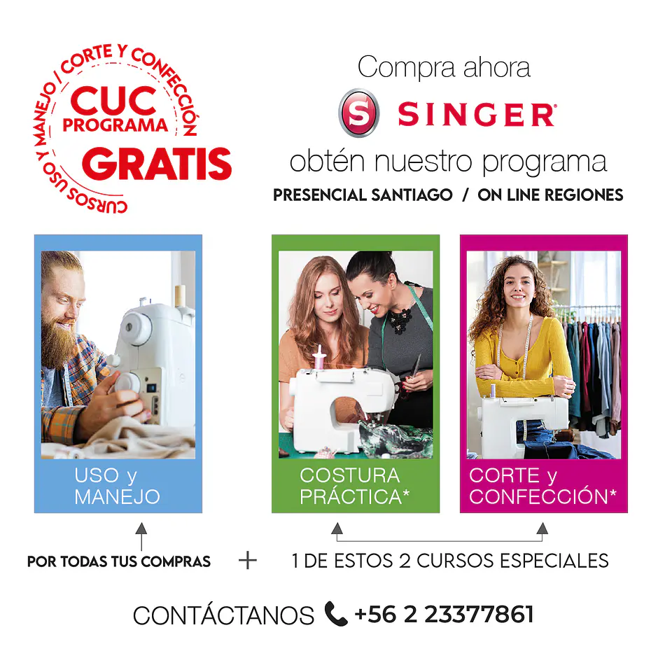Máquina de coser Singer M2605 9
