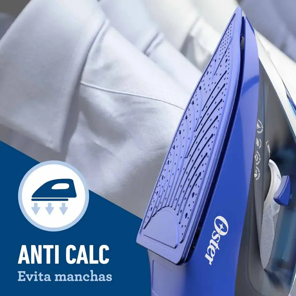 Plancha de vapor Oster con base antiadherente GCSTBS6003 3