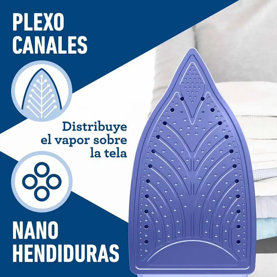 Plancha de vapor Oster con base antiadherente GCSTBS6003 5