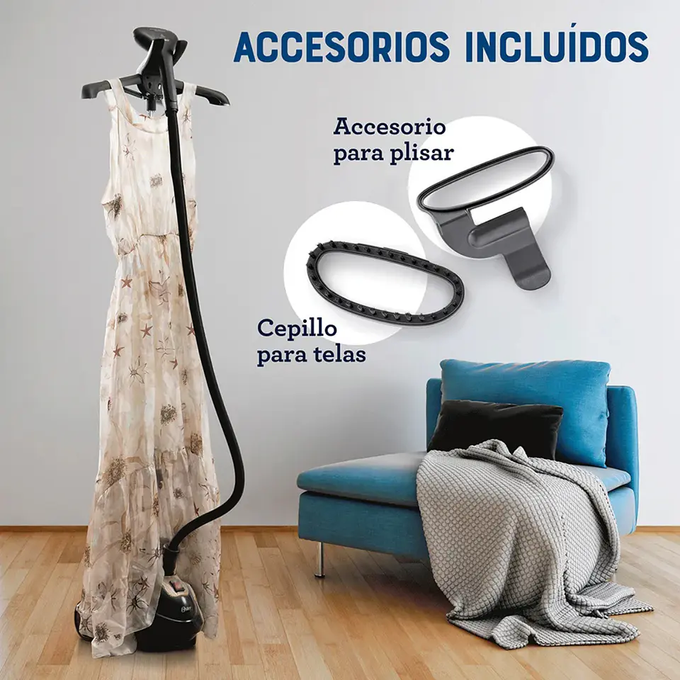 Vaporizador de prendas Oster con gancho GCSTGS7000 7