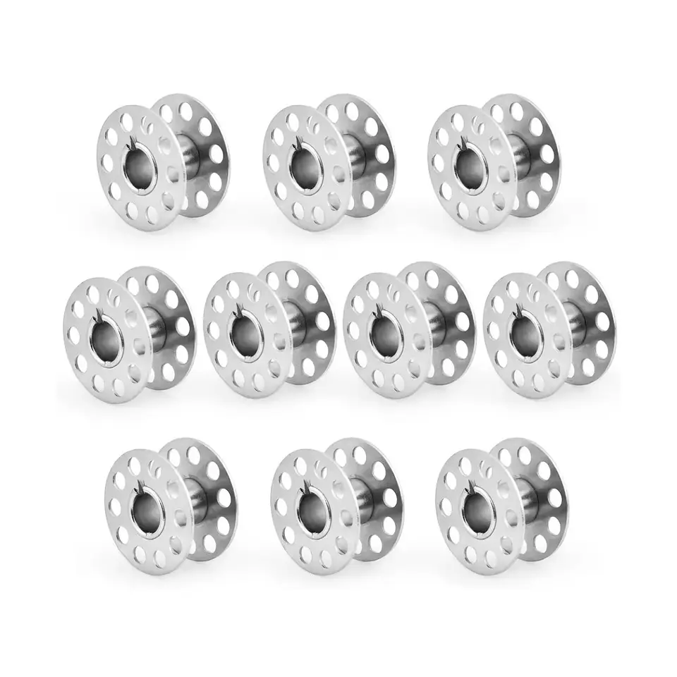 Set de 10 carretes metálicos para máquina doméstica 1