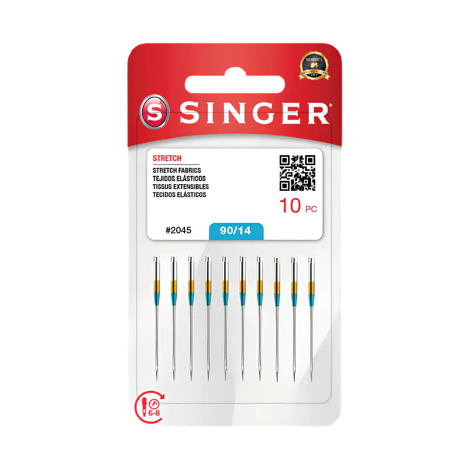  Aguja Singer 2045 (Punta bola), set 10 unidades 4