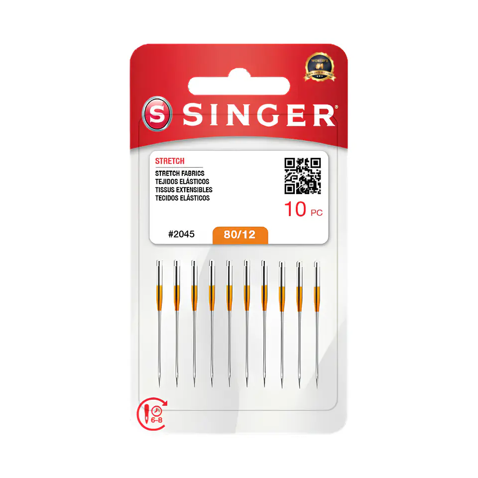  Aguja Singer 2045 (Punta bola), set 10 unidades 3