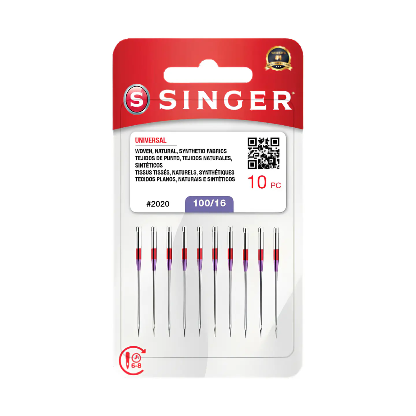  Aguja Singer 2020 (Universal), set 10 unidades 3