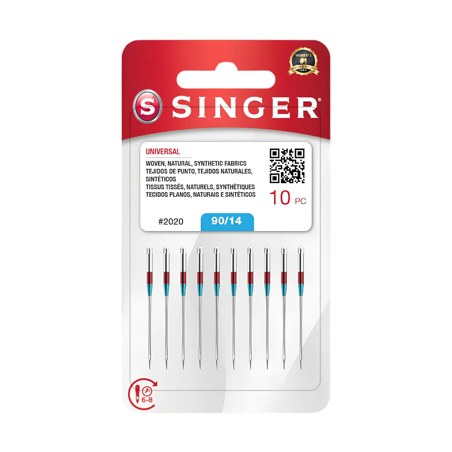  Aguja Singer 2020 (Universal), set 10 unidades 2