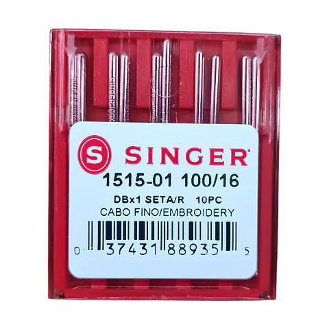Aguja Singer Dbx1 1515-01 talón delgado (Universal), set 10 uds