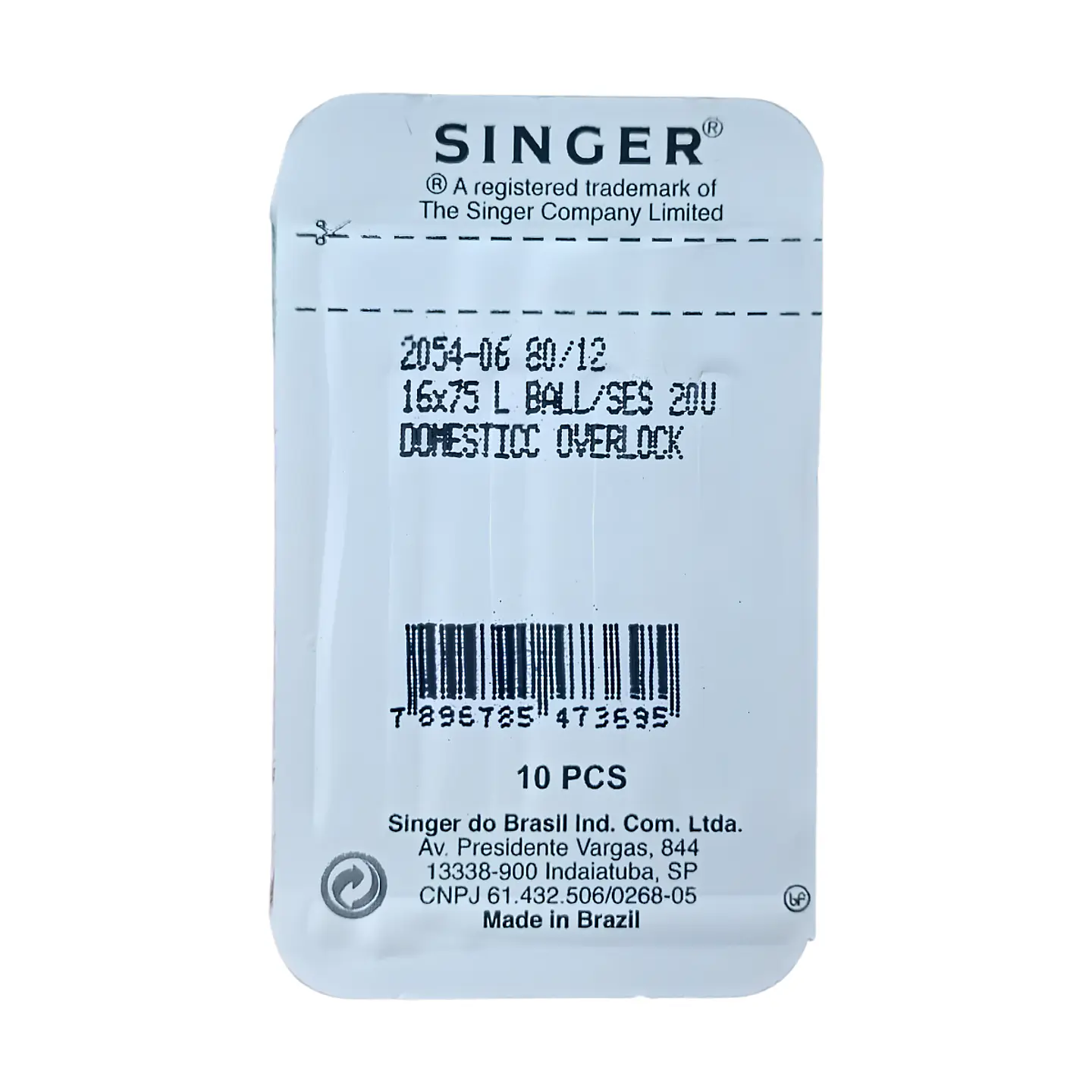  Aguja Singer 2054 Overlock(Punta Bola), set 10 unidades 2