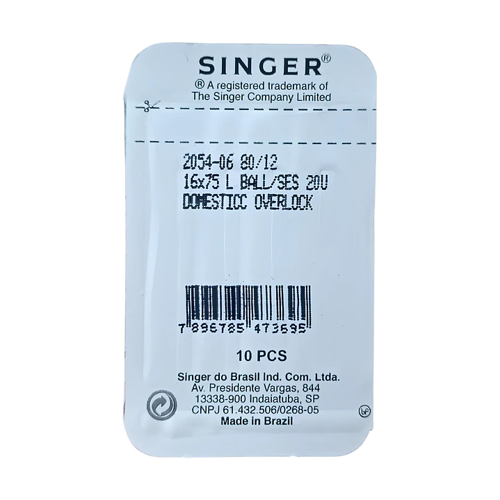  Aguja Singer 2054 Overlock(Punta Bola), set 10 unidades 2
