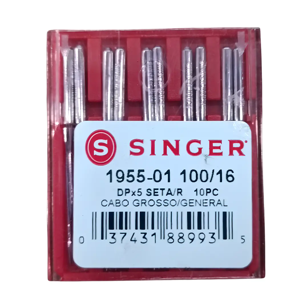 Aguja Singer DPx5 1955-01 talón grueso (Universal), set 10 uds 2