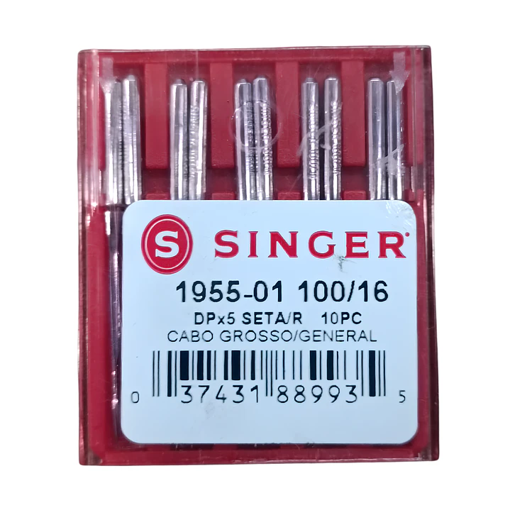 Aguja Singer DPx5 1955-01 talón grueso (Universal), set 10 uds 2