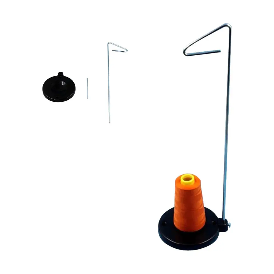 Porta carrete metal 1 cono de hilo para máquina de coser 2