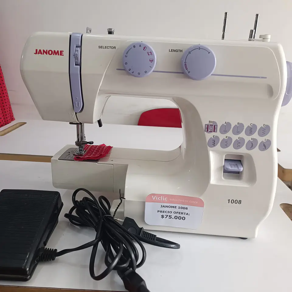 Máquina de coser Janome 1008 1
