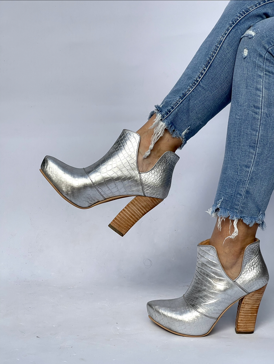 Barcelona Plata Croco 3