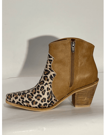 Oslo Camel Con Animal Print