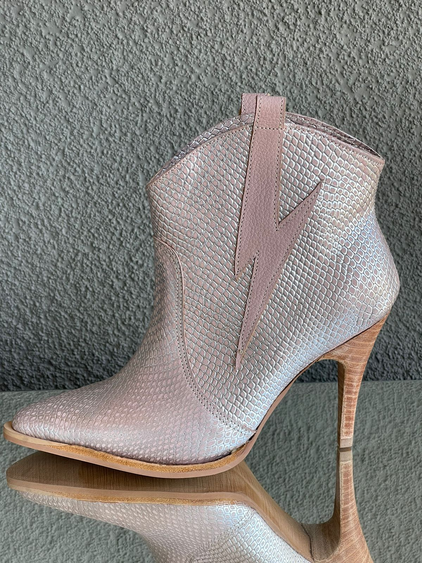 Italia Rayos Croco Rosado 1