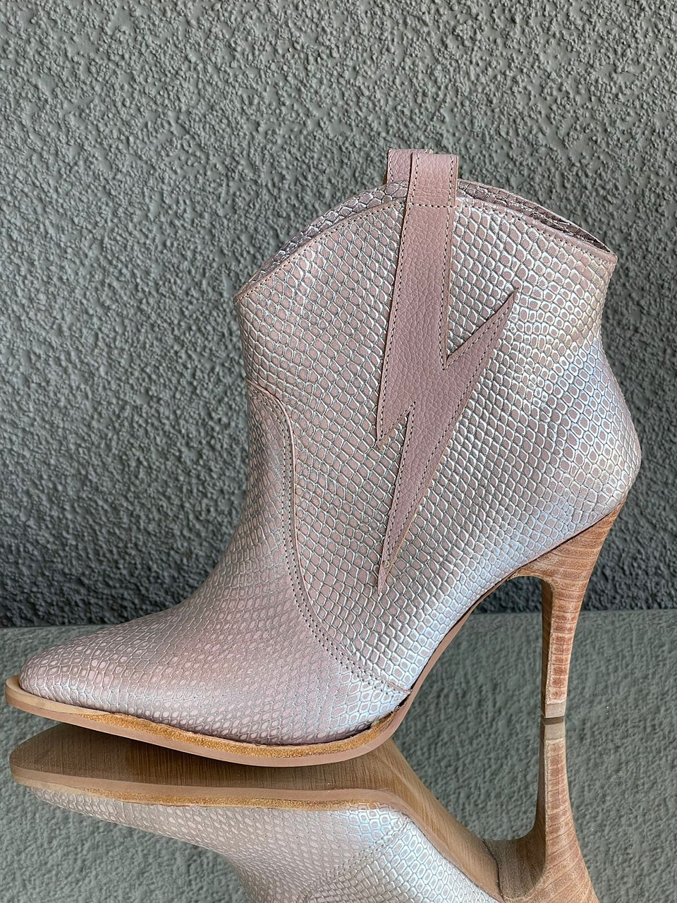 Italia Rayos Croco Rosado 1