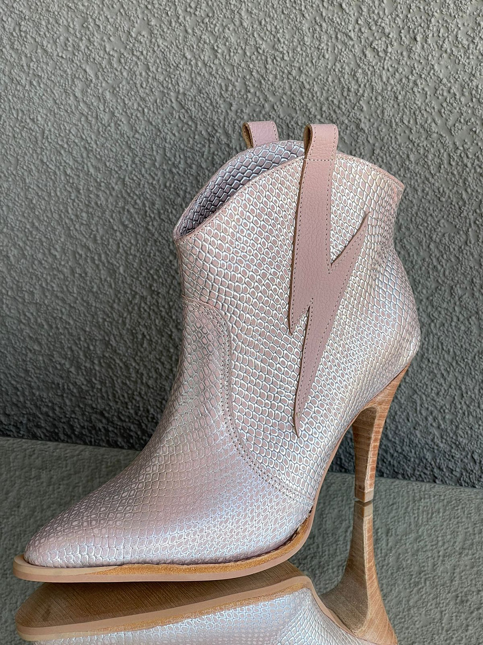 Italia Rayos Croco Rosado 2