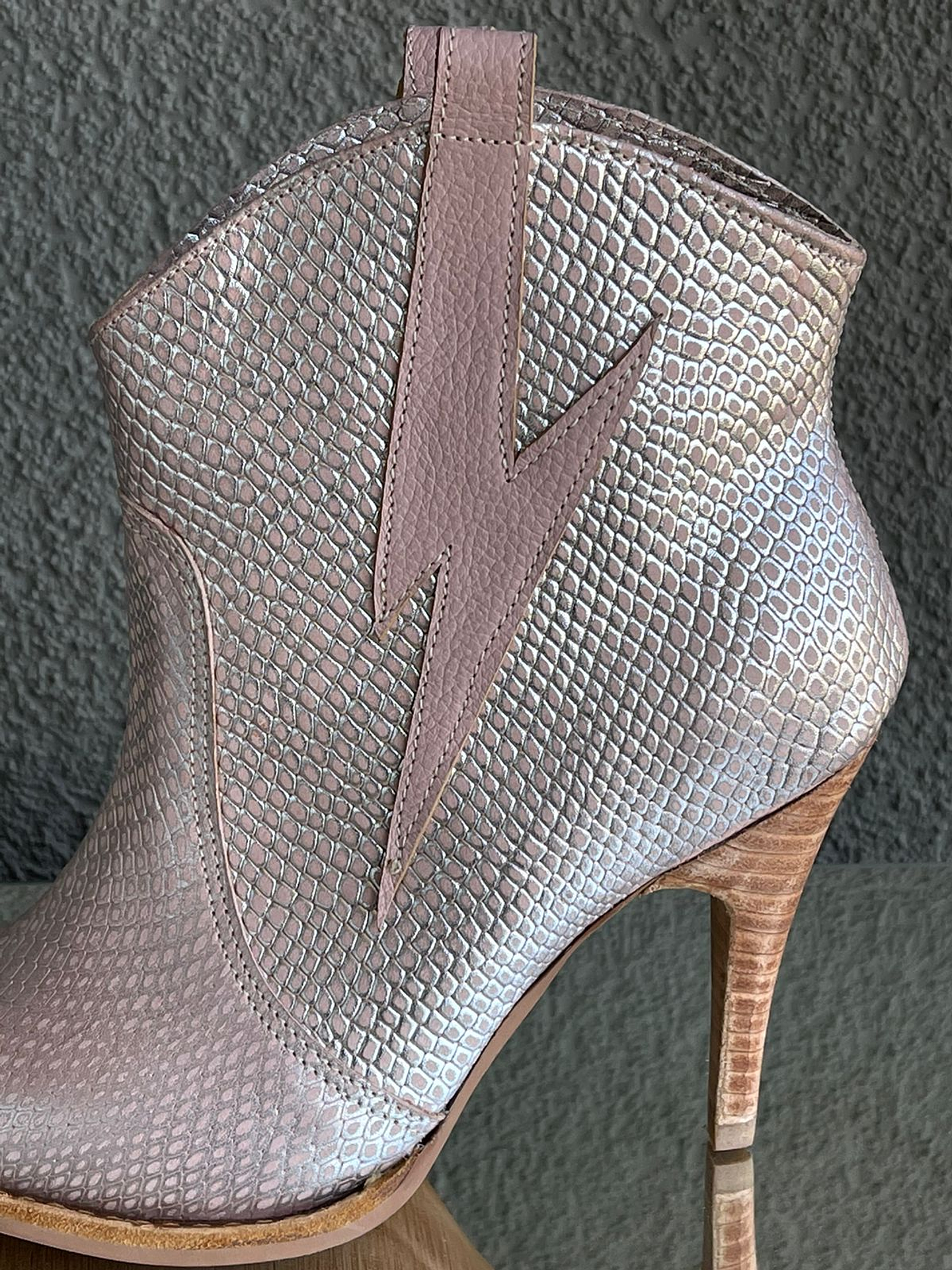 Italia Rayos Croco Rosado 3