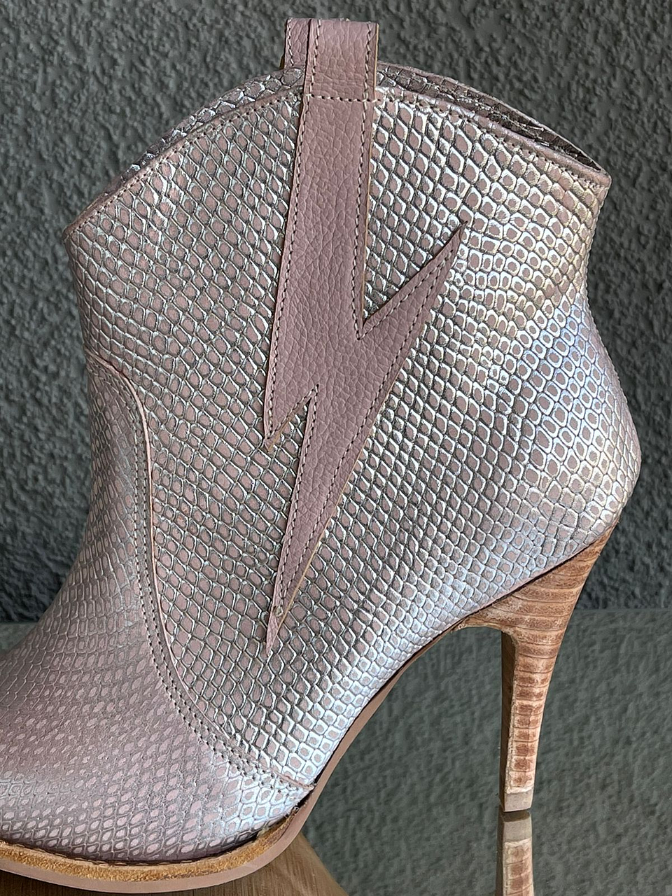 Italia Rayos Croco Rosado 3