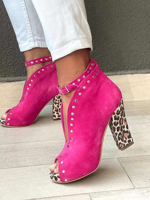 Liz Reno Fucsia Con Animal Print