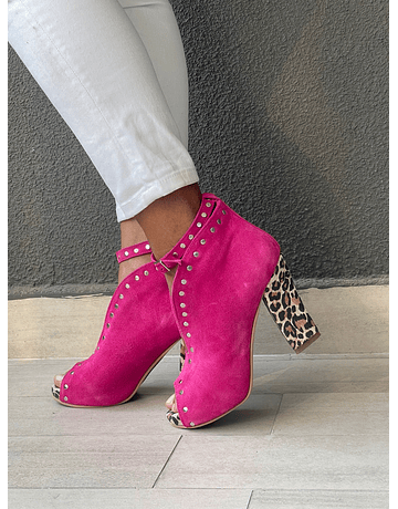 Liz Reno Fucsia Con Animal Print