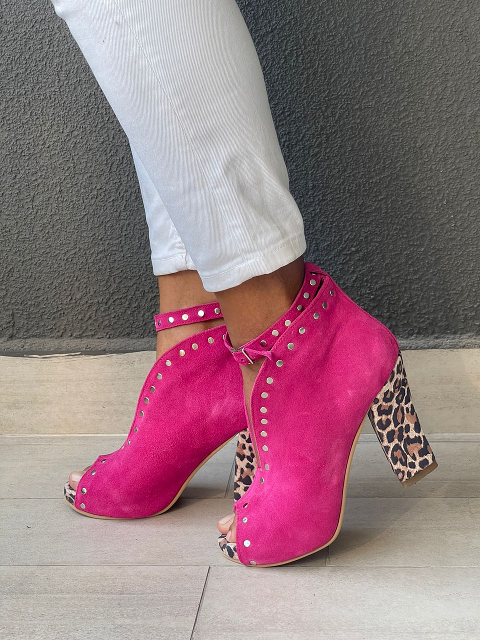 Liz Reno Fucsia Con Animal Print 7